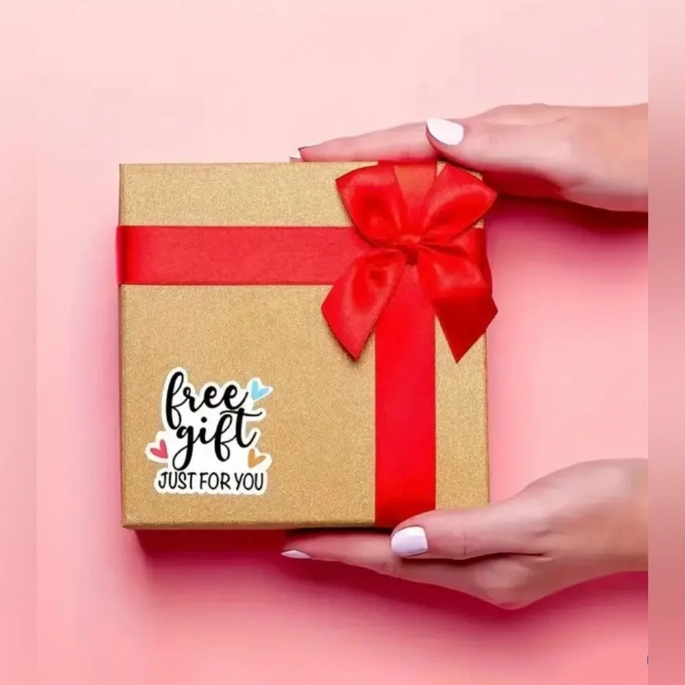 Colorful Hearts-  Free Gift 120 Stickers